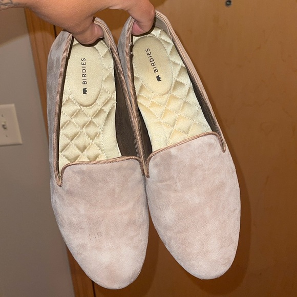 Birdies Shoes - Starling Suede Flat Birdies